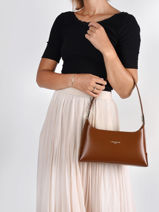 Bucket Bag Suave Leather Lancaster Brown suave ace 20-vue-porte