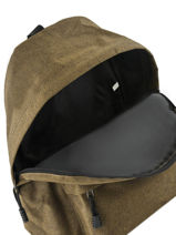 Backpack 1 Compartment Miniprix Brown basic 8007B-vue-porte