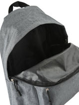 Backpack 1 Compartment Miniprix Gray basic 8007B-vue-porte