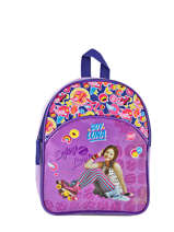 Backpack Soy luna purple line 3LUNA