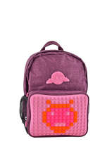 Backpack Mini Eggman Violet silicone KIDEGGIS