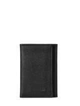 Leather Madras Card Holder Etrier Black madras EMAD024