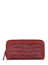 Wallet Leather Etrier Red arizona EARI95