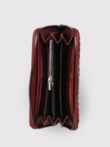 Wallet Leather Etrier Red arizona EARI95-vue-porte