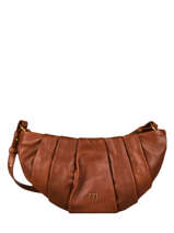 Shoulder Bag Vintage Leather Nat et nin Brown vintage CROISSAN
