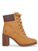 Allington 6 in boot wheat in leather-TIMBERLAND