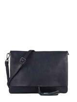 Sac Bandouli�re Caviar Cuir Milano Bleu caviar CA21062