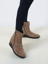 Phila wedge heel ankle boots-MEPHISTO-vue-porte
