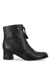 Boots with heel malo in leather-MAM'ZELLE