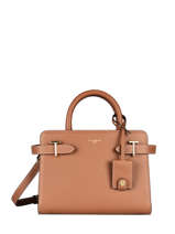 Small Leather Emilie Handbag Le tanneur Brown emily PB328670