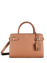 Medium Leather Emilie Handbag Le tanneur Brown emily 6531-4