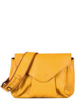 Small Leather Suzon Crossbody Bag Paul marius Yellow vintage M