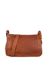 Shoulder Bag Cow Leather Basilic pepper Brown cow BCOW15