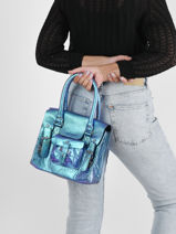 Le Rive Gauche S Scarabee Cuir Paul marius Bleu scarabee RIVGSSCA-vue-porte