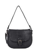 Sac Bandoulière Basil GRAND FLOWER SHOPPER 23 Litres Noir à Motifs - Neuf