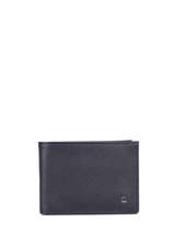 Wallet With Card Holder Madras Leather Etrier Blue madras EMAD740