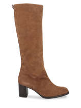 High suede leather boots-GABOR