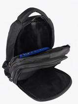 Backpack 2 Compartments Miniprix Black fac 9005-vue-porte
