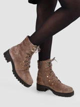 Boots in leather-GABOR-vue-porte