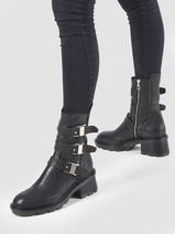 Boots with heel in leather-SEMERDJIAN-vue-porte
