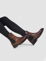 Boots Tamaris Brown boots / bottines CA1GMT-vue-porte