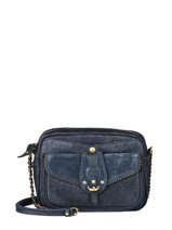 Leather Orelia Crossbody Bag Mila louise Blue vintage 3327LVC