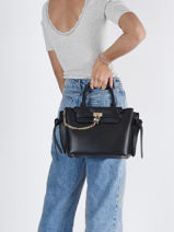 Leather Hamilton Legacy Top-handle Bag Michael kors Black hamilton F1G9HS1L-vue-porte