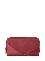 Leather Roma Wallet Mila louise Red vintage 3461SCV
