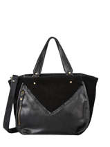 Leather Ryma Shoulder Bag Mila louise Black vintage 3502NGVT