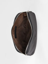 Leather Zip Pouch Nathan baume Brown nathan 4-vue-porte