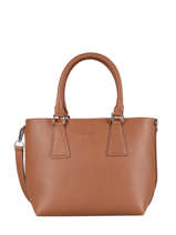 Leather Courtney Top-handle Bag Nathan baume Brown event 4