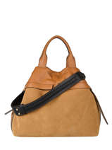 Suede Leather Duna Tote Bag Gianni chiarini Brown duna BS8252C
