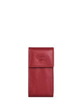 Key Holder Leather Francinel Red venise lisse 37920