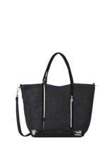 Small Cabas Linnen And Sequins Vanessa bruno Black cabas lin 31V40435