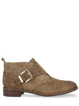 Leather ankle boots santana-MAM'ZELLE