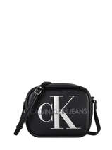 Ck Monogram Crossbody Bag Calvin klein jeans Black sculpted monogramme K608376