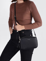 Sac Bandouliere Grained Miniprix Noir grained F8035-vue-porte