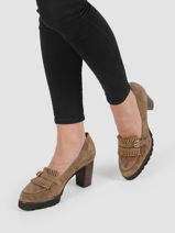 Suede leather pumps udil-MAM