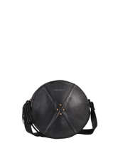 Leather Crossbody Bag Le Precieux Paul marius Black vintage PRECIEUX