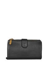 Wallet With Coin Purse Soft Mandoline Black soft 195