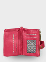 Coin Purse With Card Holder Soft Miniprix Blue soft 376-vue-porte