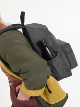Backpack Padded Zipper Eastpak Gray authentic EA5B74-vue-porte