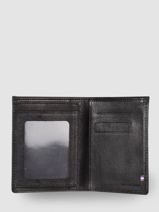 Wallet Card Holder Leather Etrier Black oil EOIL748-vue-porte