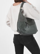 Shoulder Bag Camille Miniprix Green camille MD8671-vue-porte
