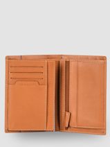 Wallet Leather Serge blanco Brown vancouver VAN21019-vue-porte