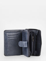 Wallet Gracieuse Hexagona Blue gracieuse 318189-vue-porte