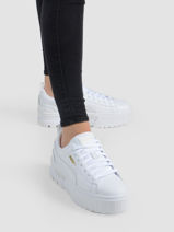 Sneakers Mayze Classic In Leather Puma White women 38420901-vue-porte