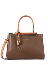 Sac  Main Azalie Ted lapidus Marron azalie TLHF9583