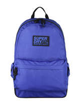 Sac  Dos Superdry Bleu backpack M9110085