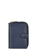 Wallet Leather Katana Blue marina 753052